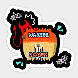 Ramen shirt Sticker